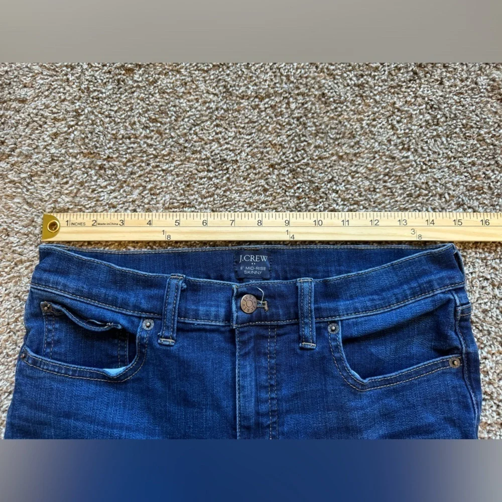 J Crew reimagined mid rise skinny size 28